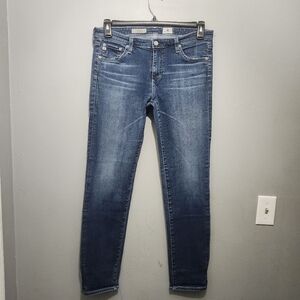 Adriano Goldschmied Women's Blue Jeans Size 31R The Stilt Ciggarette Leg